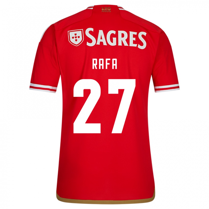 Donna Maglia Rafa Silva #27 Rosso Kit Gara Home 2023/24 Maglietta