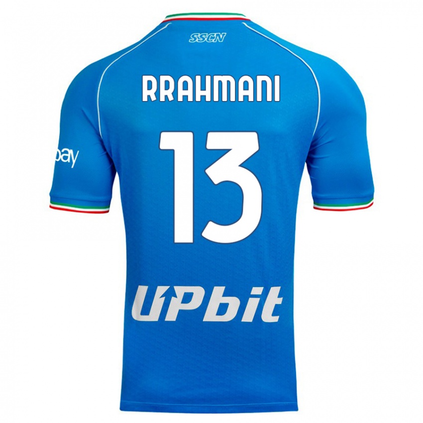 Donna Maglia Amir Rrahmani #13 Cielo Blu Kit Gara Home 2023/24 Maglietta