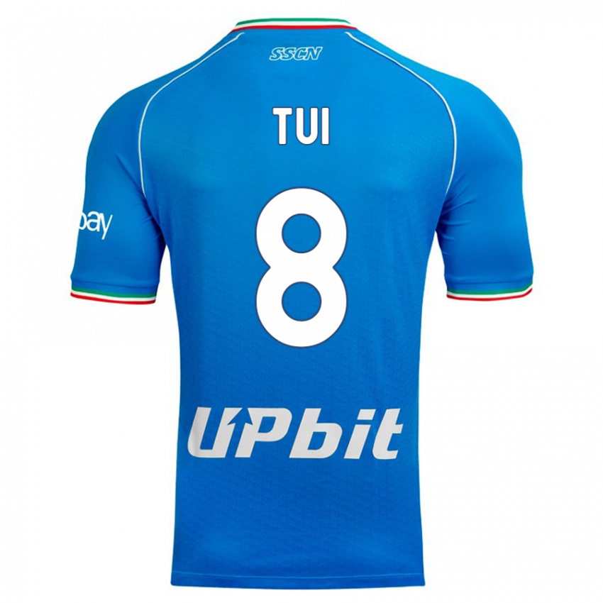 Donna Maglia Sara Tui #8 Cielo Blu Kit Gara Home 2023/24 Maglietta