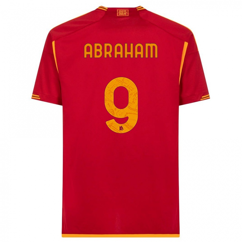 Donna Maglia Tammy Abraham #9 Rosso Kit Gara Home 2023/24 Maglietta