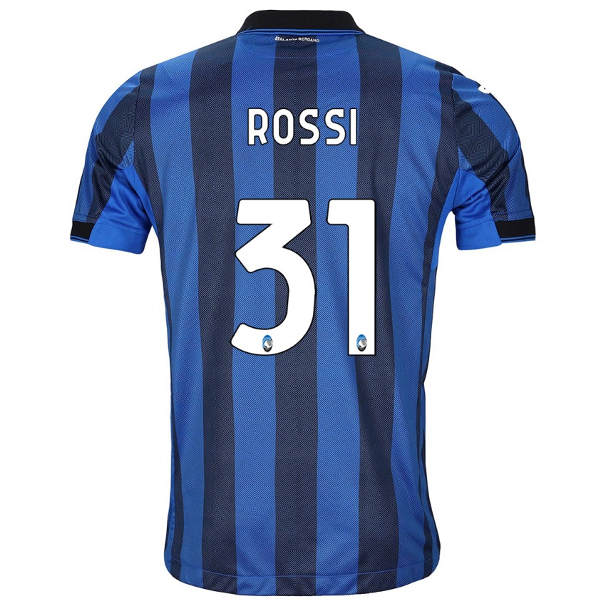 Donna Maglia Francesco Rossi #31 Nero Blu Kit Gara Home 2023/24 Maglietta