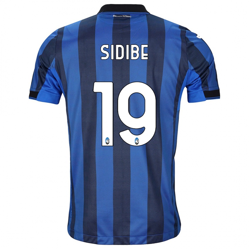 Donna Maglia Alassane Sidibe #19 Nero Blu Kit Gara Home 2023/24 Maglietta