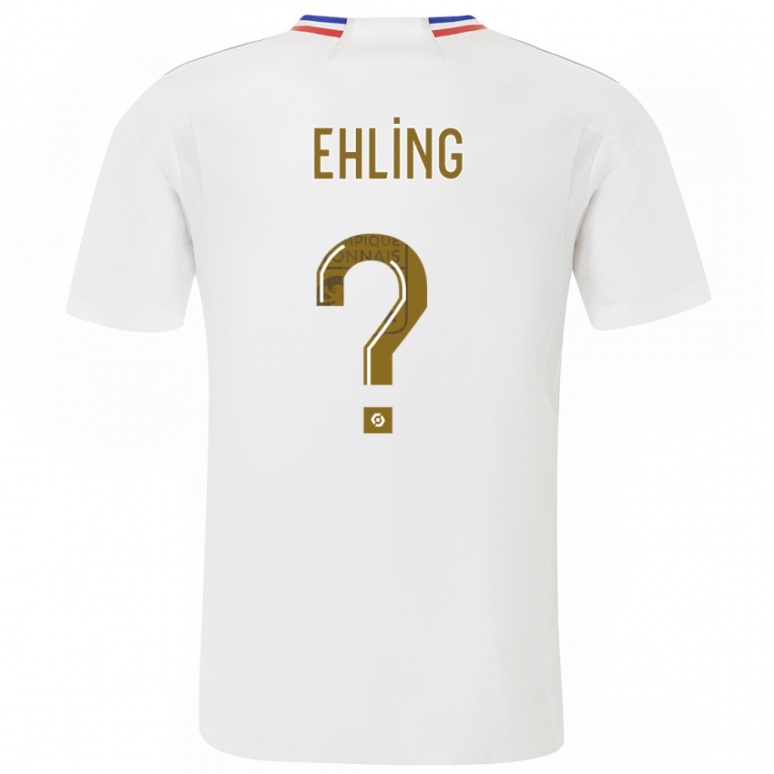 Donna Maglia Thibaut Ehling #0 Bianco Kit Gara Home 2023/24 Maglietta