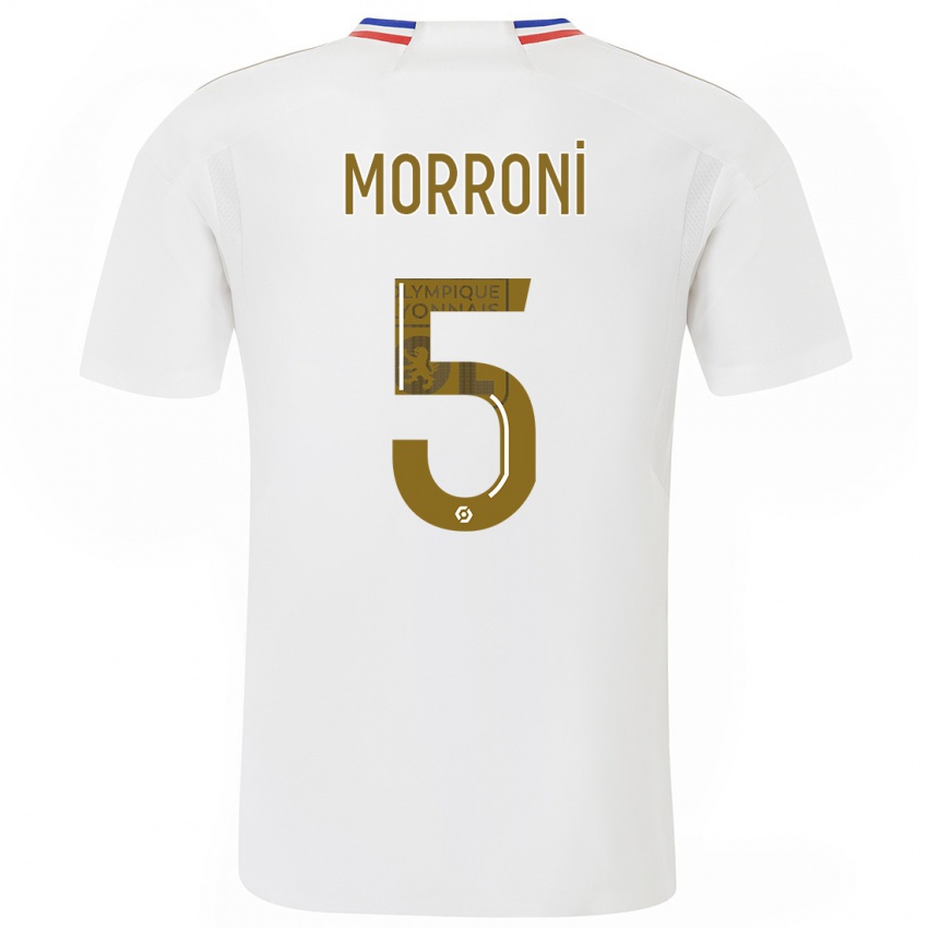 Donna Maglia Perle Morroni #5 Bianco Kit Gara Home 2023/24 Maglietta