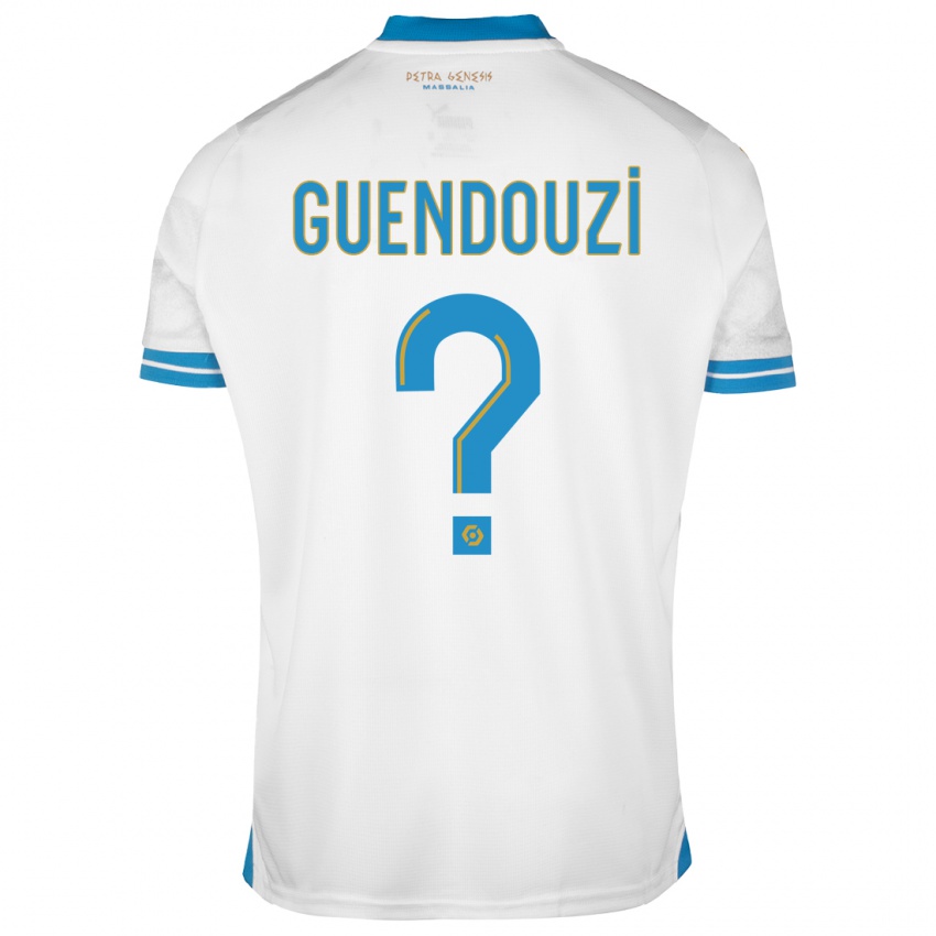 Donna Maglia Milan Guendouzi #0 Bianco Kit Gara Home 2023/24 Maglietta