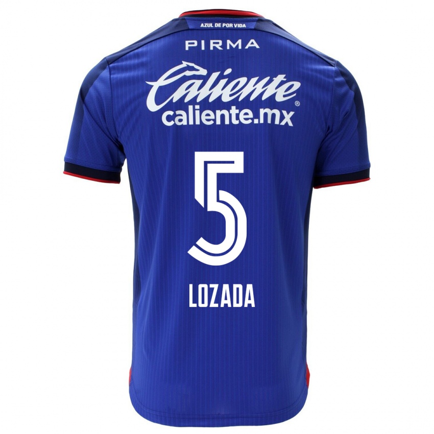 Donna Maglia Ana Lozada #5 Blu Kit Gara Home 2023/24 Maglietta