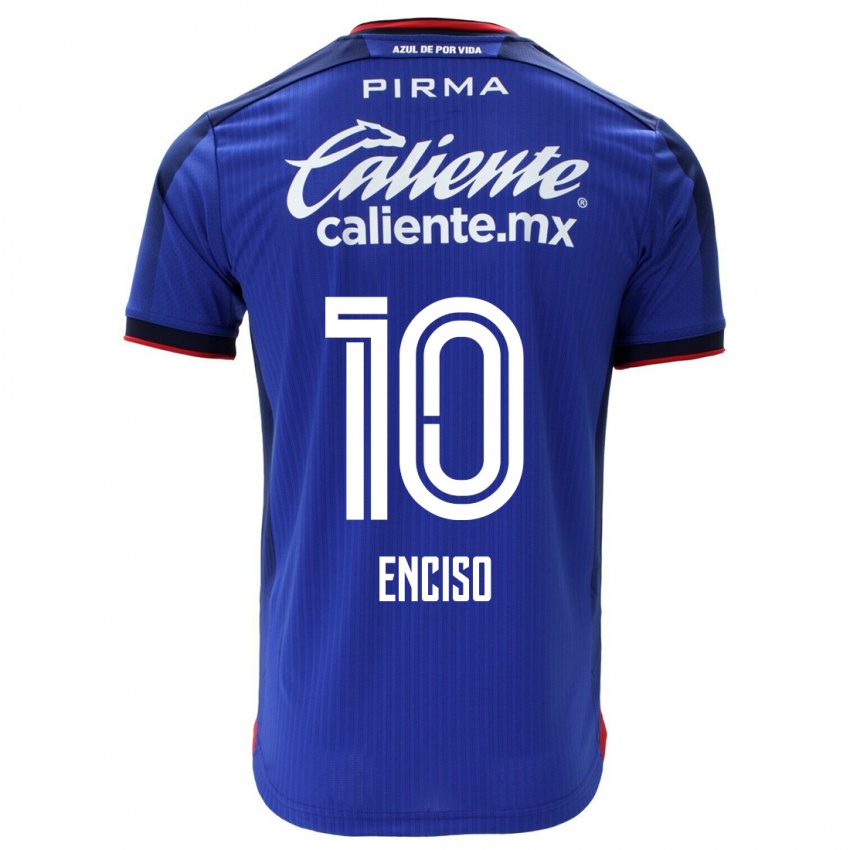 Donna Maglia Martha Enciso #10 Blu Kit Gara Home 2023/24 Maglietta