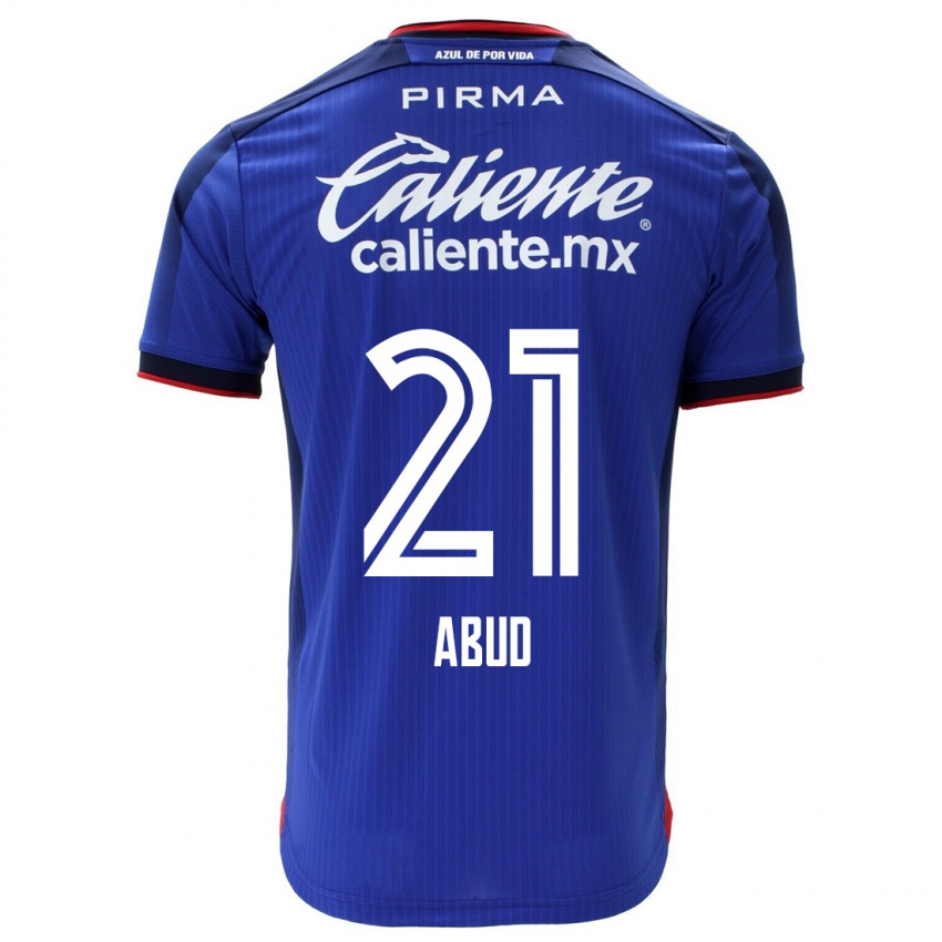 Donna Maglia Karime Abud #21 Blu Kit Gara Home 2023/24 Maglietta