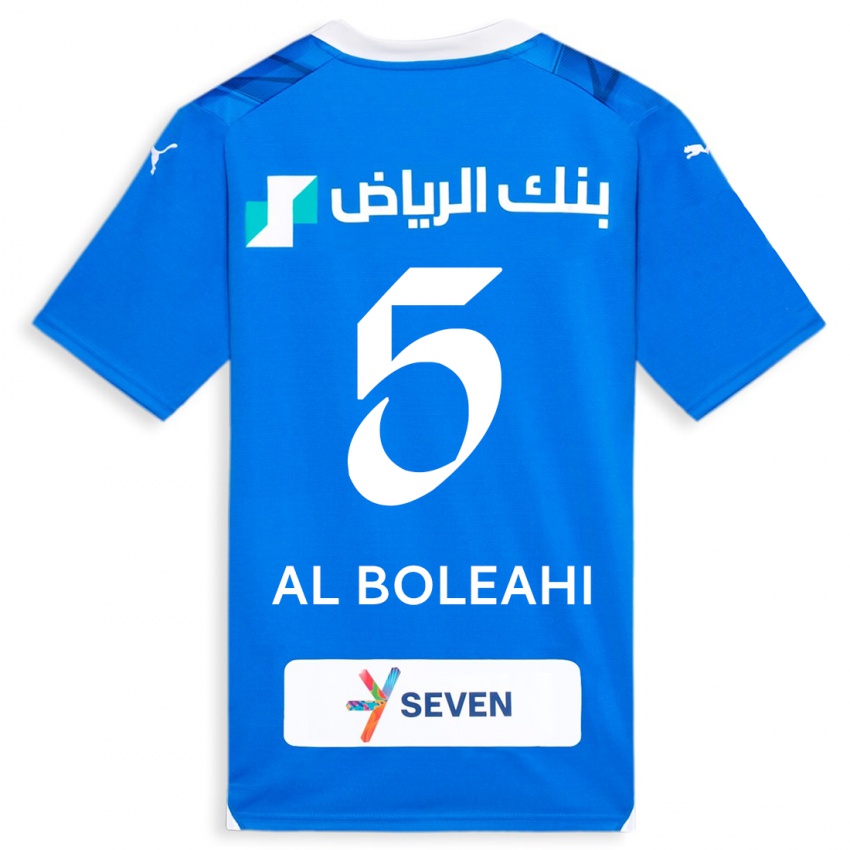 Donna Maglia Ali Al-Boleahi #5 Blu Kit Gara Home 2023/24 Maglietta
