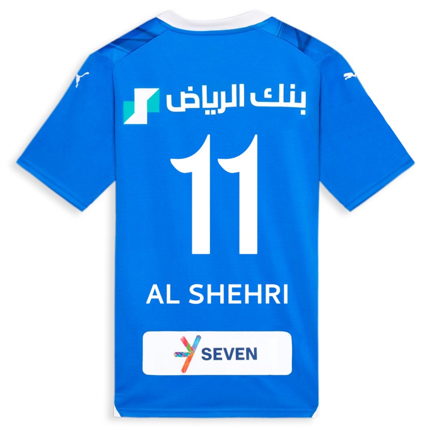 Donna Maglia Saleh Al-Shehri #11 Blu Kit Gara Home 2023/24 Maglietta