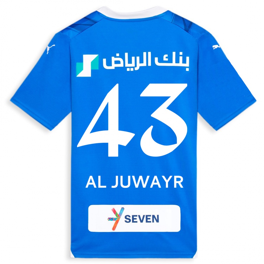 Donna Maglia Musab Al-Juwayr #43 Blu Kit Gara Home 2023/24 Maglietta