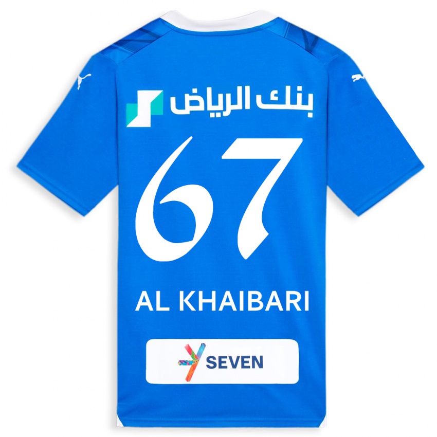 Donna Maglia Mohammed Al-Khaibari #67 Blu Kit Gara Home 2023/24 Maglietta