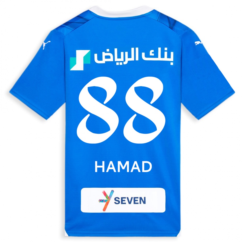 Donna Maglia Hamad Al-Yami #88 Blu Kit Gara Home 2023/24 Maglietta