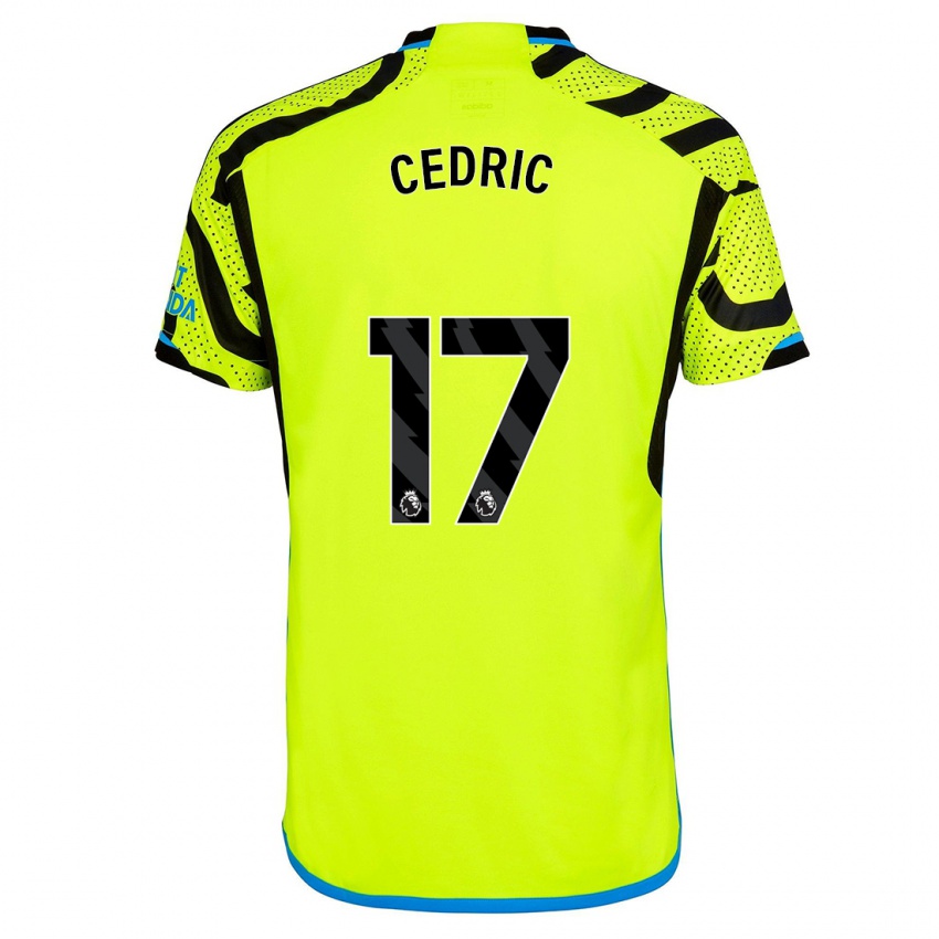 Donna Maglia Cedric Soares #17 Giallo Kit Gara Away 2023/24 Maglietta