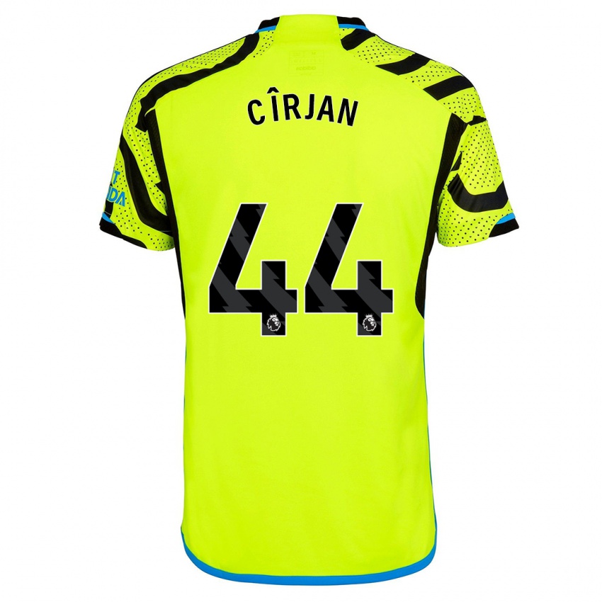 Donna Maglia Catalin Cîrjan #44 Giallo Kit Gara Away 2023/24 Maglietta