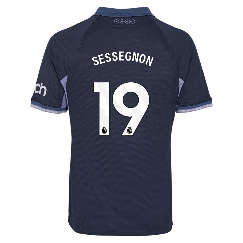 Donna Maglia Ryan Sessegnon #19 Blu Scuro Kit Gara Away 2023/24 Maglietta