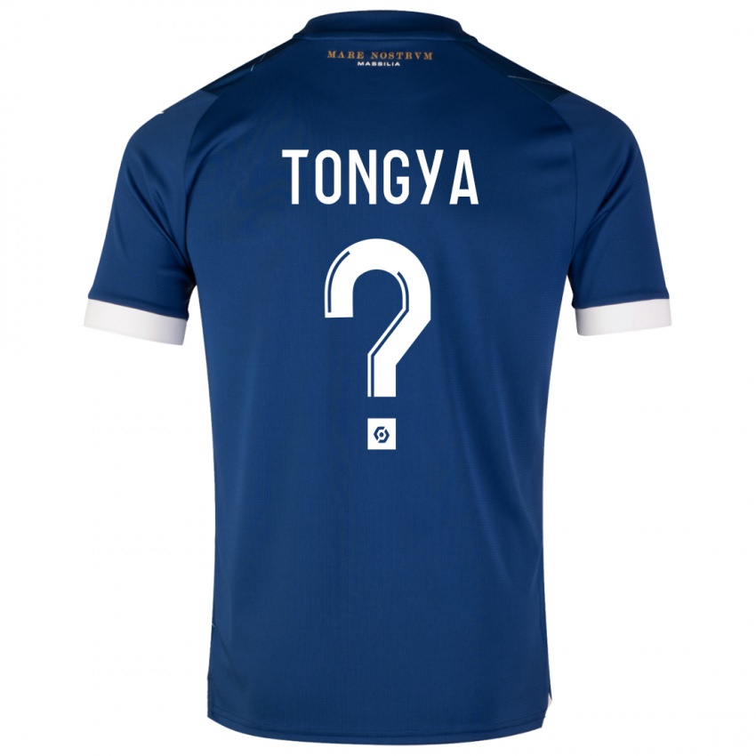 Donna Maglia Franco Tongya #0 Blu Scuro Kit Gara Away 2023/24 Maglietta