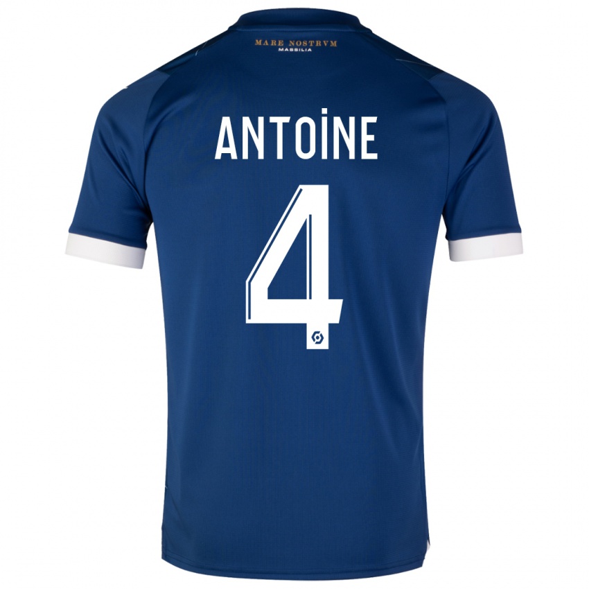 Donna Maglia Maud Antoine #4 Blu Scuro Kit Gara Away 2023/24 Maglietta