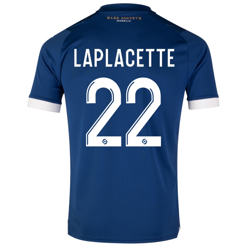 Donna Maglia Tess Laplacette #22 Blu Scuro Kit Gara Away 2023/24 Maglietta