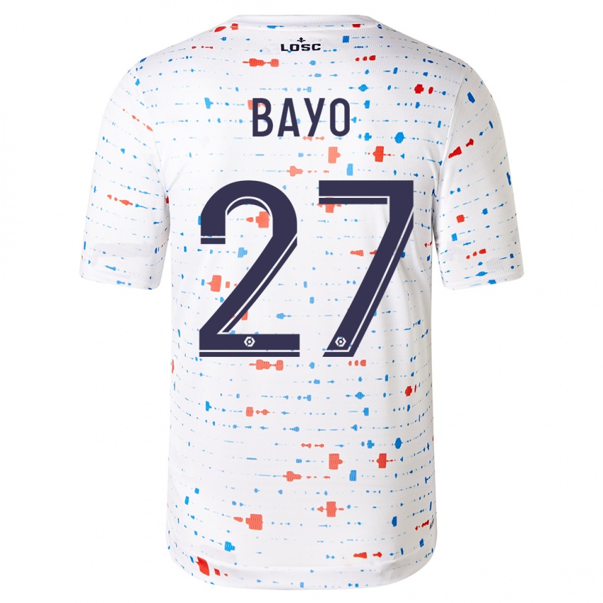 Donna Maglia Mohamed Bayo #27 Bianco Kit Gara Away 2023/24 Maglietta