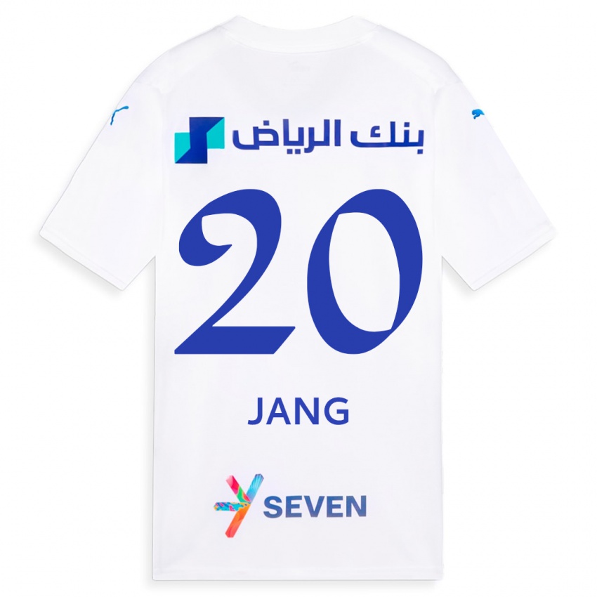 Donna Maglia Hyun-Soo Jang #20 Bianco Kit Gara Away 2023/24 Maglietta