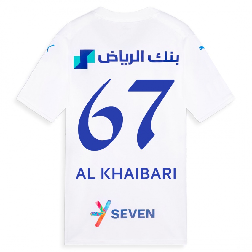 Donna Maglia Mohammed Al-Khaibari #67 Bianco Kit Gara Away 2023/24 Maglietta