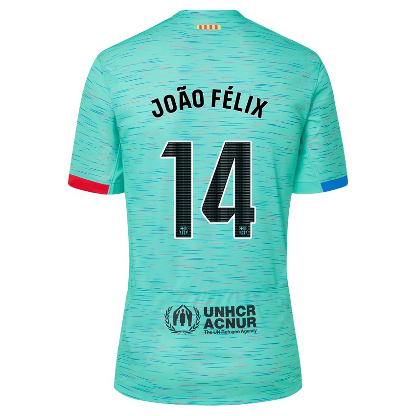 Donna Maglia Joao Felix #14 Acqua Chiara Kit Gara Third 2023/24 Maglietta