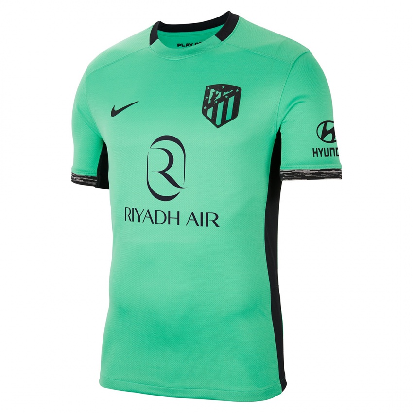 Donna Maglia Saul Niguez #8 Verde Primavera Kit Gara Third 2023/24 Maglietta