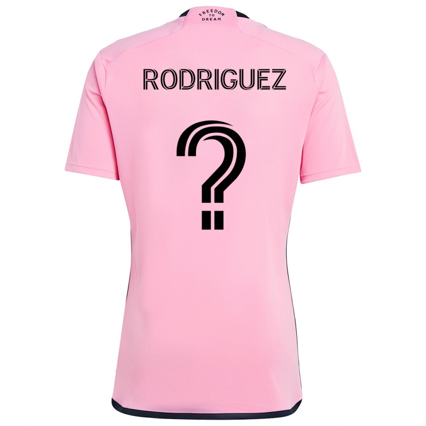 Bambino Maglia Emerson Rodríguez #0 Rosa Kit Gara Home 2024/25 Maglietta