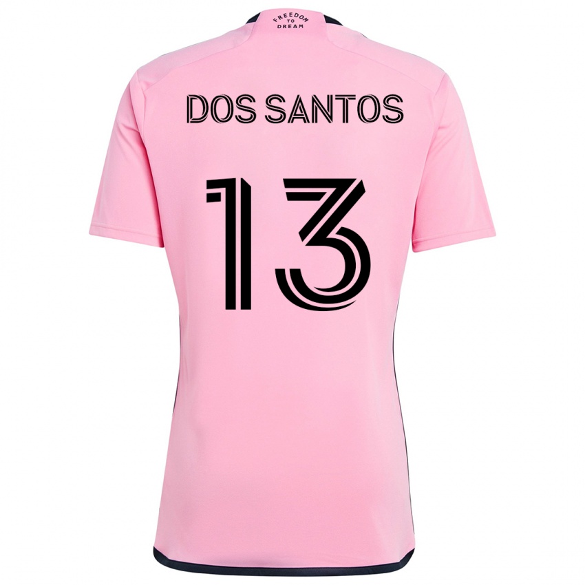 Bambino Maglia Cj Dos Santos #13 Rosa Kit Gara Home 2024/25 Maglietta