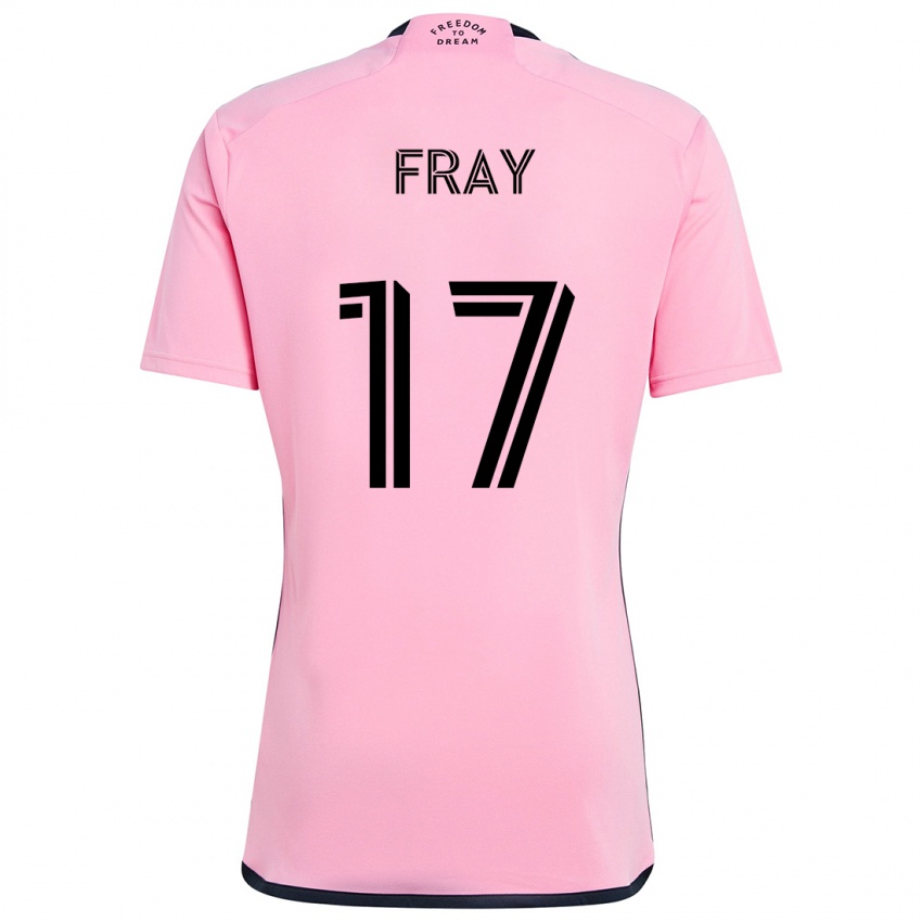 Bambino Maglia Ian Fray #17 Rosa Kit Gara Home 2024/25 Maglietta