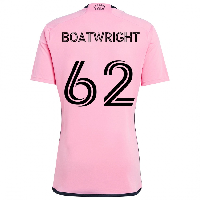 Bambino Maglia Israel Boatwright #62 Rosa Kit Gara Home 2024/25 Maglietta