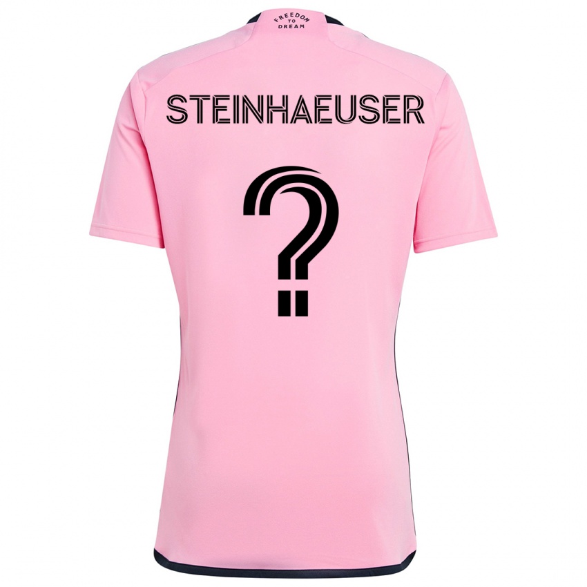 Bambino Maglia Marcus Steinhaeuser #0 Rosa Kit Gara Home 2024/25 Maglietta