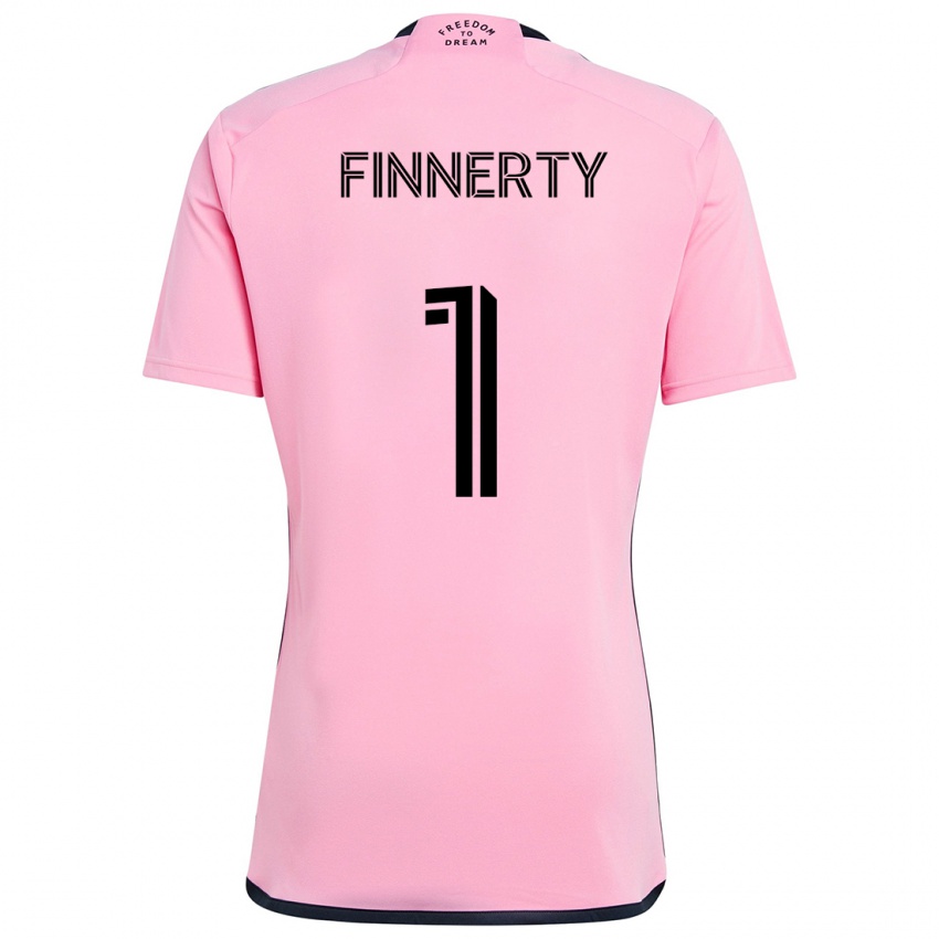 Bambino Maglia Owen Finnerty #1 Rosa Kit Gara Home 2024/25 Maglietta