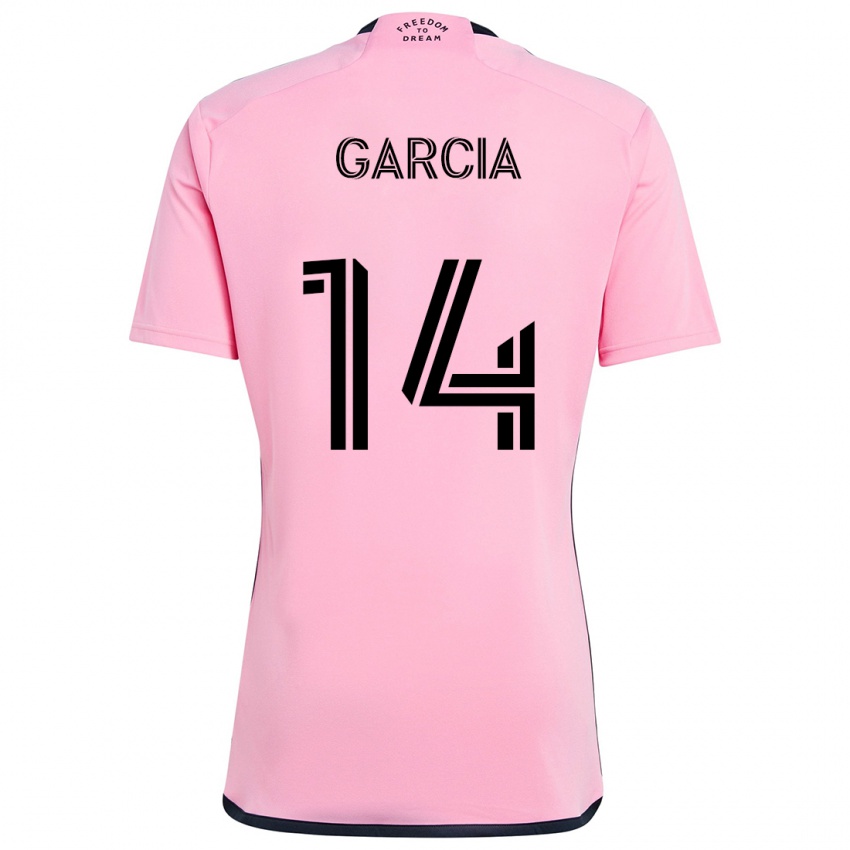 Bambino Maglia Santiago Garcia #14 Rosa Kit Gara Home 2024/25 Maglietta