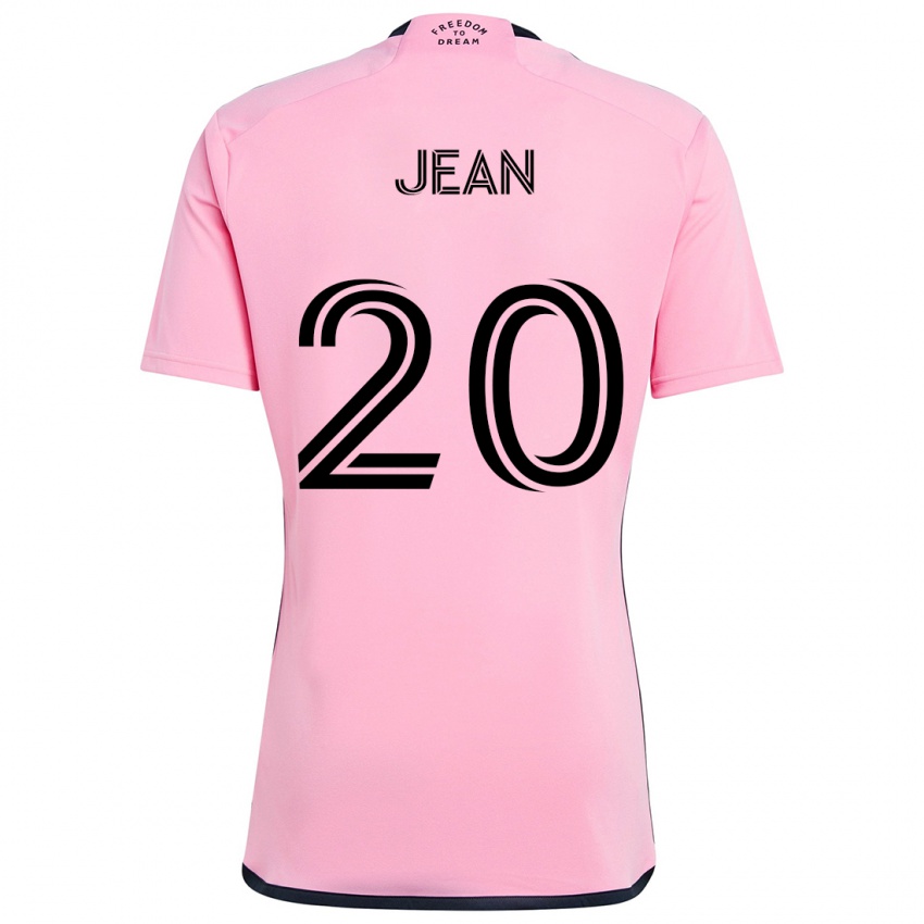 Bambino Maglia Corentin Jean #20 Rosa Kit Gara Home 2024/25 Maglietta