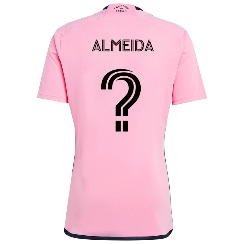 Bambino Maglia Nicholas Almeida #0 Rosa Kit Gara Home 2024/25 Maglietta