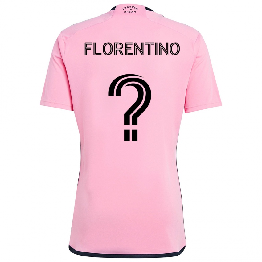 Bambino Maglia Gabriel Florentino #0 Rosa Kit Gara Home 2024/25 Maglietta