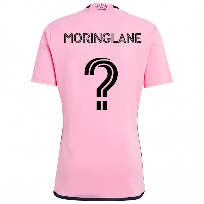 Bambino Maglia Luis Moringlane #0 Rosa Kit Gara Home 2024/25 Maglietta