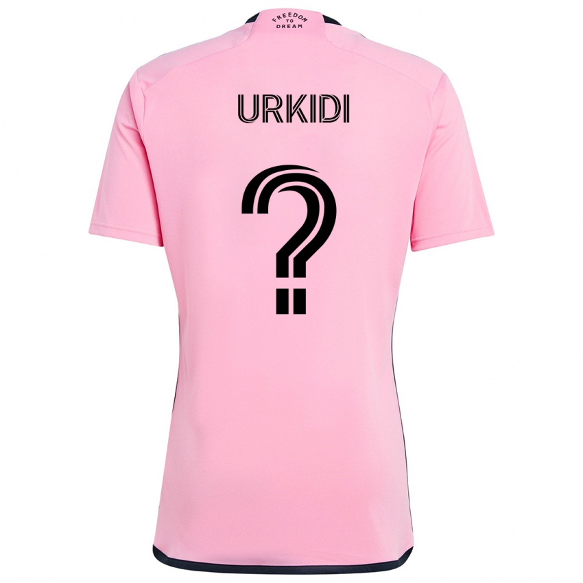 Bambino Maglia Ian Urkidi #0 Rosa Kit Gara Home 2024/25 Maglietta