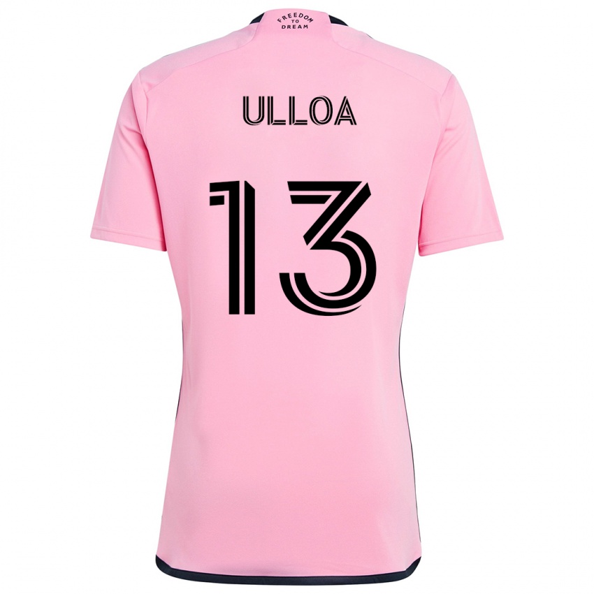 Bambino Maglia Víctor Ulloa #13 Rosa Kit Gara Home 2024/25 Maglietta