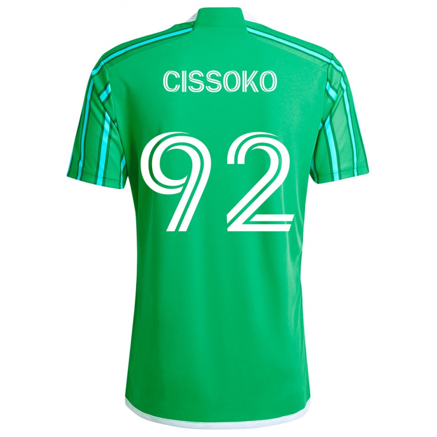 Bambino Maglia Abdoulaye Cissoko #92 Verde Bianco Kit Gara Home 2024/25 Maglietta