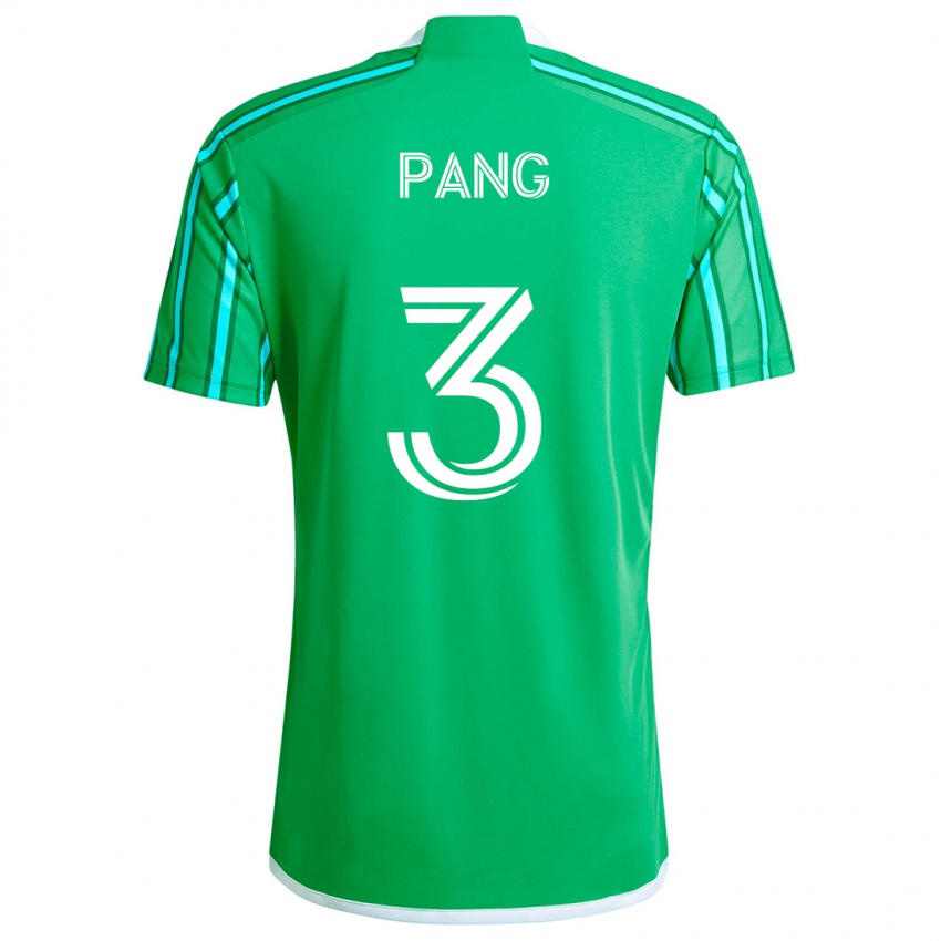 Bambino Maglia Kaylene Pang #3 Verde Bianco Kit Gara Home 2024/25 Maglietta