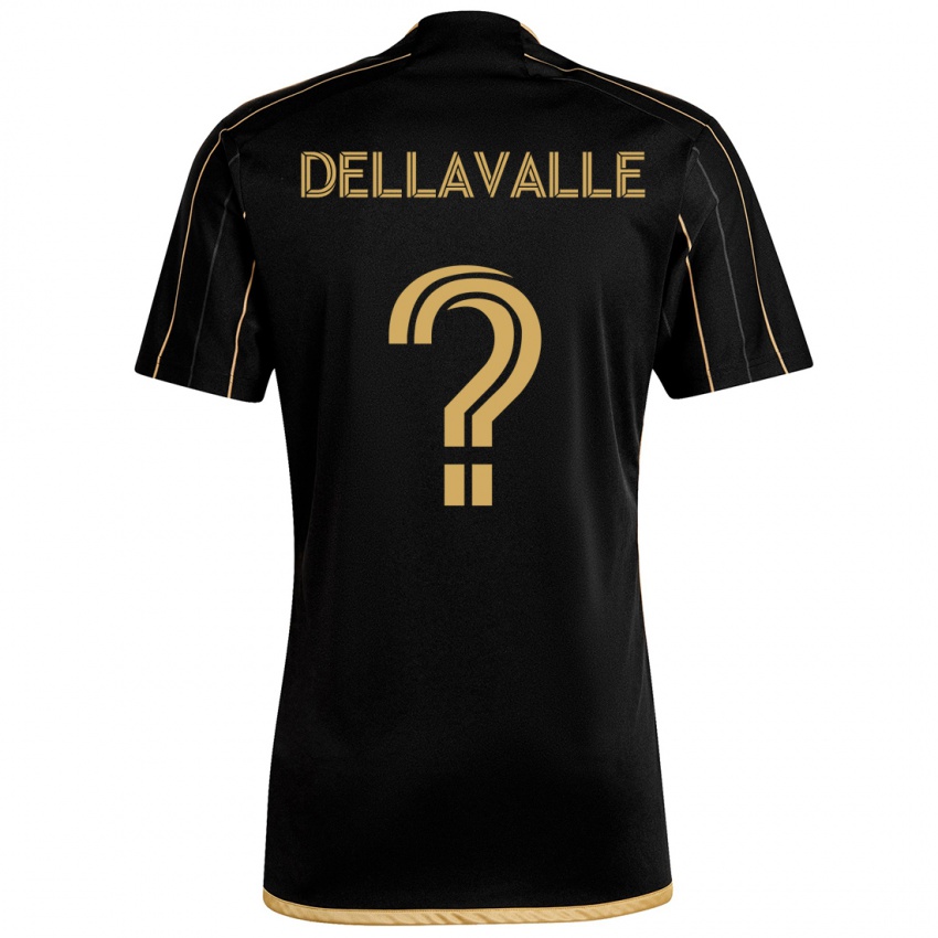 Bambino Maglia Lorenzo Dellavalle #0 Oro Nero Kit Gara Home 2024/25 Maglietta