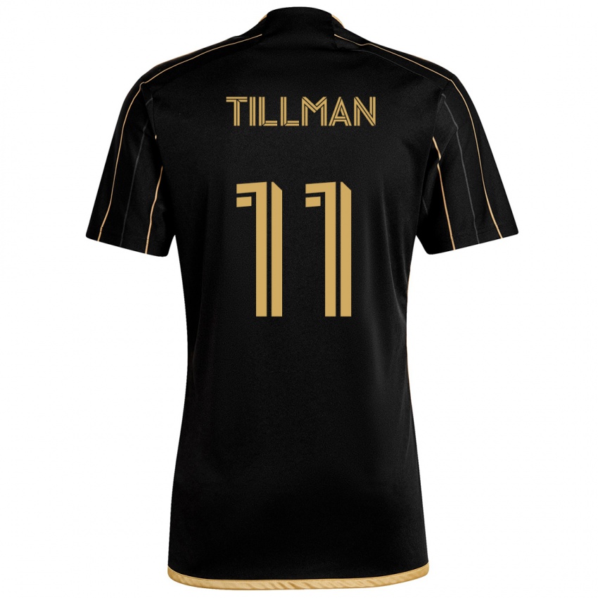 Bambino Maglia Timothy Tillman #11 Oro Nero Kit Gara Home 2024/25 Maglietta