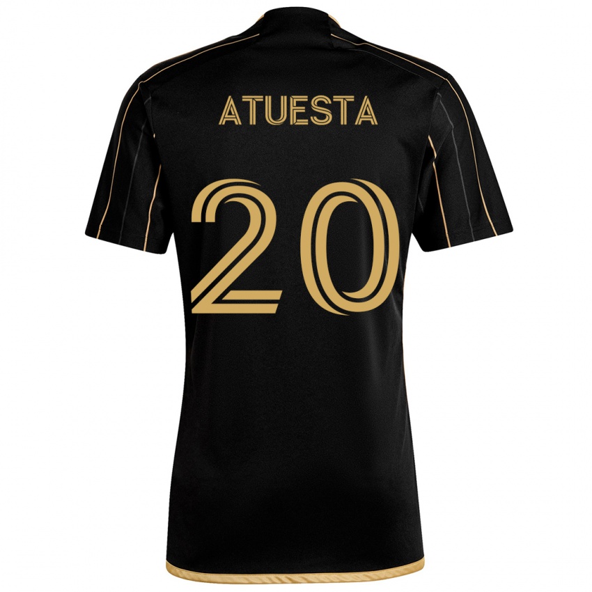 Bambino Maglia Eduard Atuesta #20 Oro Nero Kit Gara Home 2024/25 Maglietta