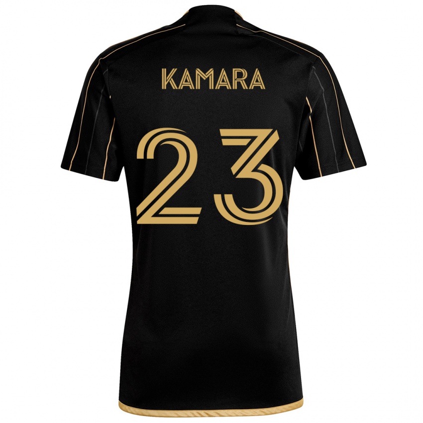 Bambino Maglia Kei Kamara #23 Oro Nero Kit Gara Home 2024/25 Maglietta