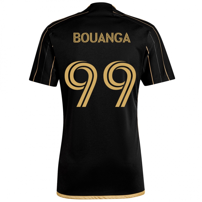 Bambino Maglia Denis Bouanga #99 Oro Nero Kit Gara Home 2024/25 Maglietta