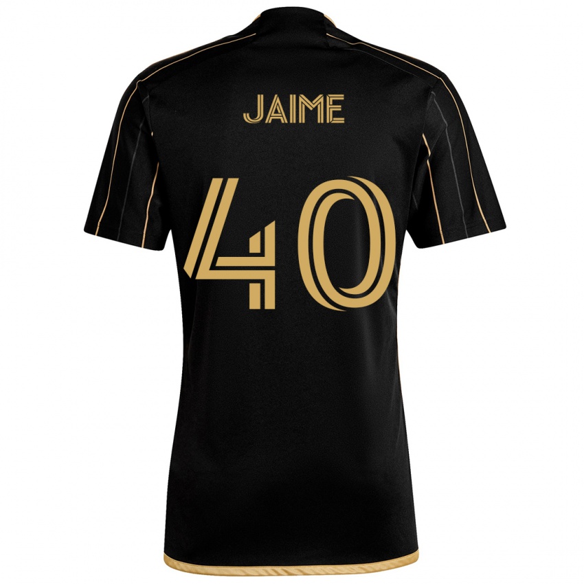 Bambino Maglia Christopher Jaime #40 Oro Nero Kit Gara Home 2024/25 Maglietta