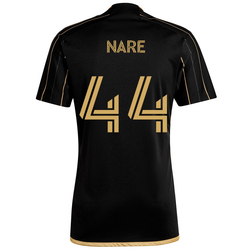 Bambino Maglia Thabo Nare #44 Oro Nero Kit Gara Home 2024/25 Maglietta